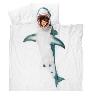 🦈 SNURK Kids Shark Duvet Cover Set Full Queen